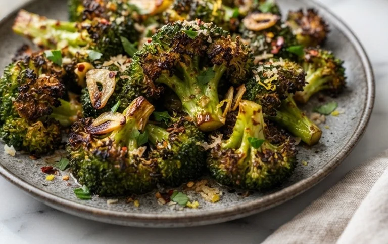 Oven Roasted Broccoli (Baked Broccoli)