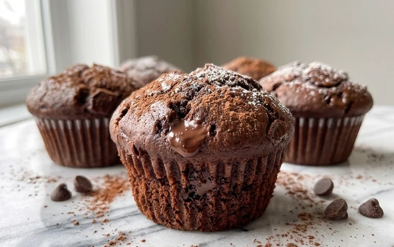 Double Chocolate Muffins