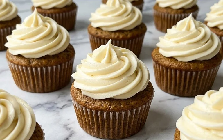 Zucchini Cupcakes with Cream Cheese Frosting