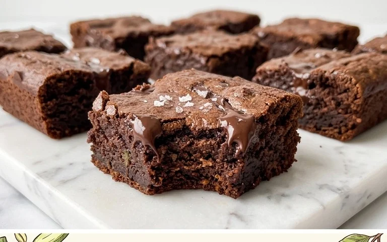 Secretly Healthy Zucchini Brownies