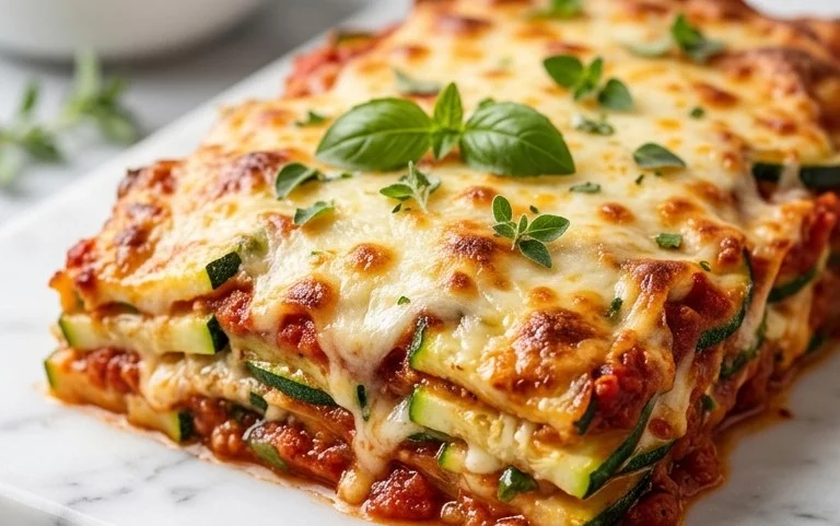 Three Cheese Zucchini Parmesan