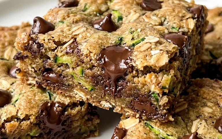Chocolate Chip Zucchini Cookie Bars