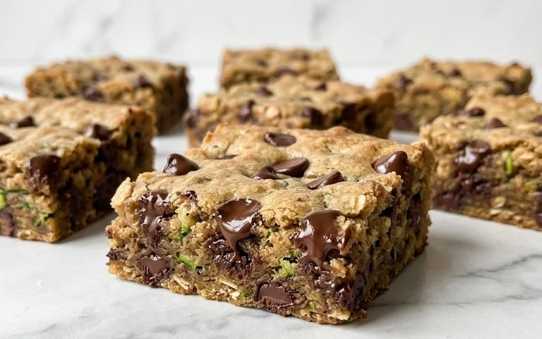 Chocolate Chip Zucchini Cookie Bars