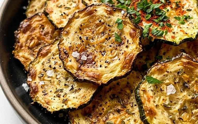 Crispy Baked Zucchini Chips