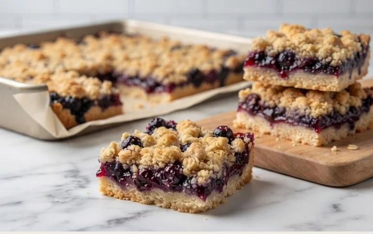 Easy Blueberry Pie Bars