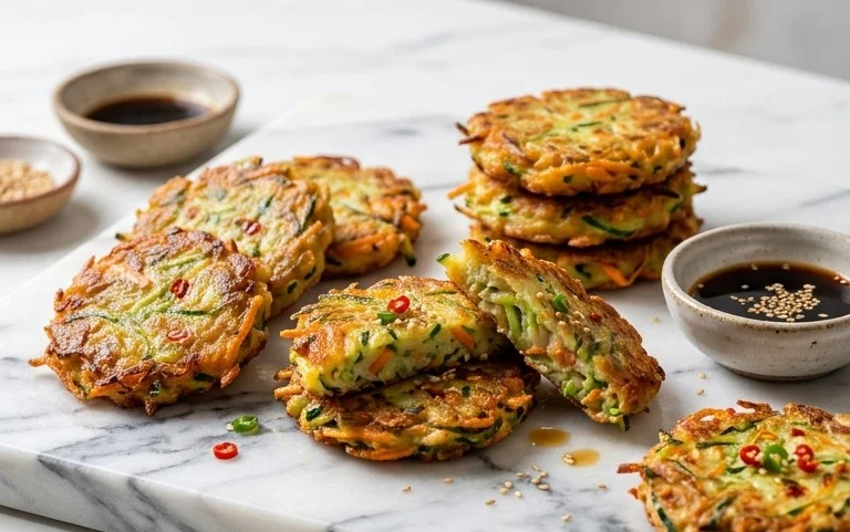 Quick & Easy Korean Zucchini Fritters (Hobak Jeon)