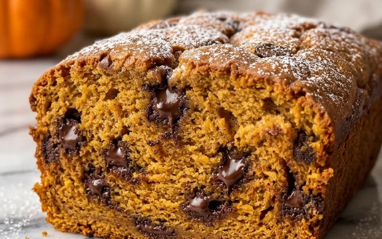 Pumpkin Chocolate Chip Bread