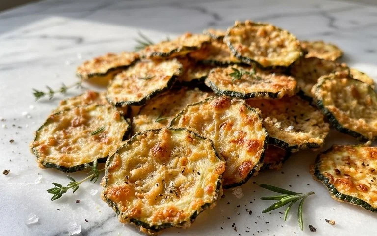 Crispy Baked Zucchini Chips