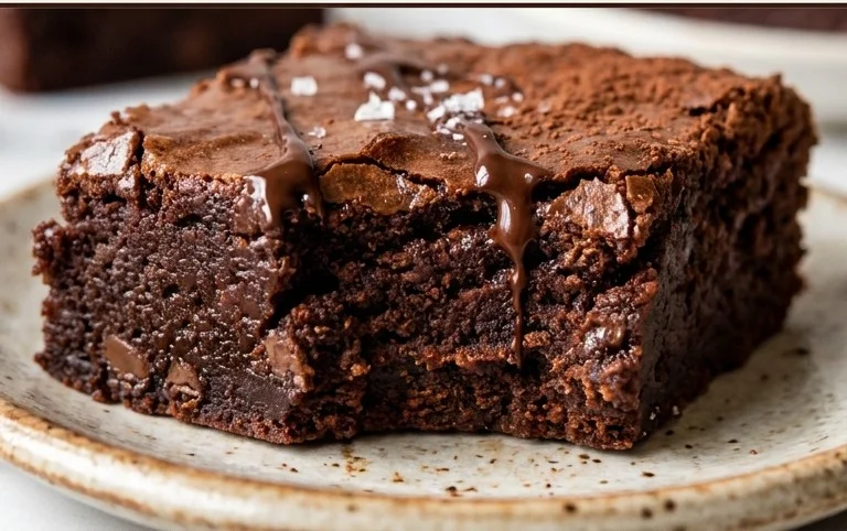 Flourless Chickpea Brownies (Vegan & Gluten Free)