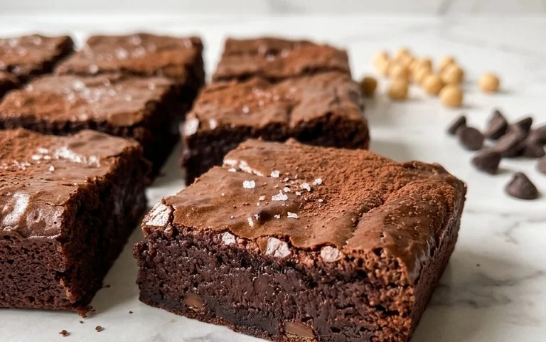 Flourless Chickpea Brownies (Vegan & Gluten Free)
